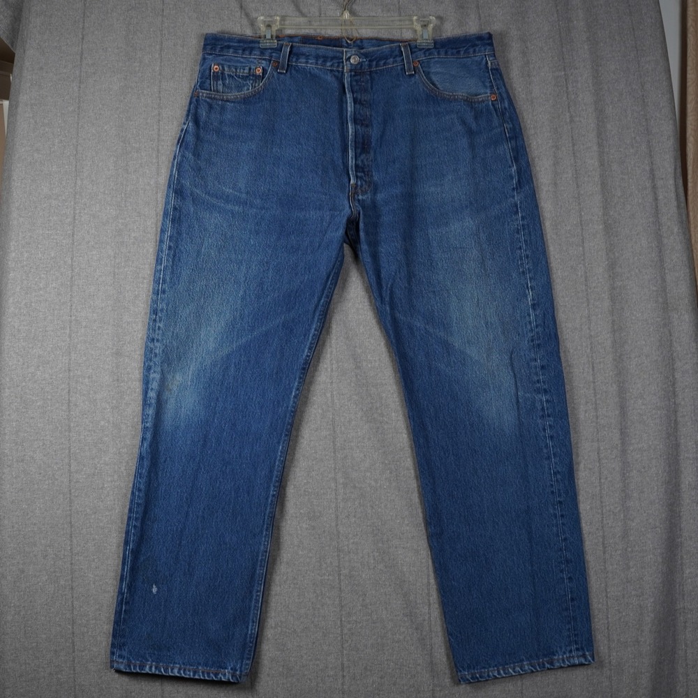 Vintage‎ Levis 501 0115 Mens 40x30 (Fits 38x29) Jeans Blue Denim Made in USA 90s